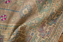 2.5x4.5 Vintage Distressed Oushak Rug