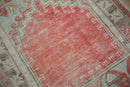 2.5x5 Vintage Distressed Oushak Rug Runner