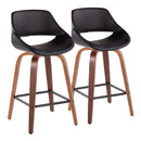 Fabrico - Mid-Century Modern, Counter Stool (Set of 2) by HouseOfZazla