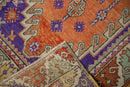 2.5x4 Vintage Distressed Oushak Rug