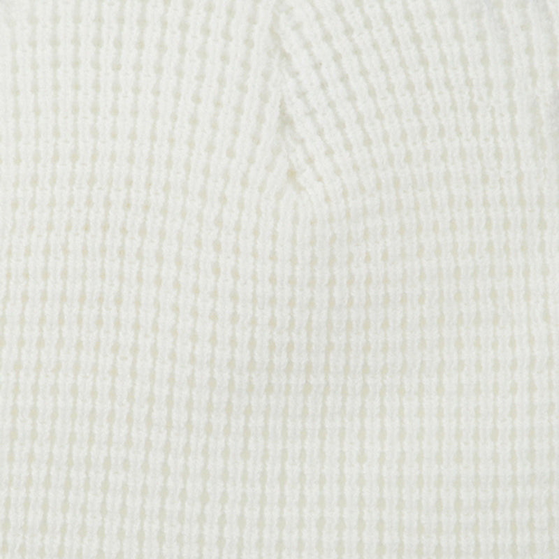 Big Stretch Waffle Stitch Short Beanie