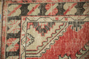 2.5x5.5 Vintage Distressed Oushak Rug Runner