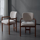 Upholstered Arm Dining Chairs (Set of 2) by HouseOfZazla