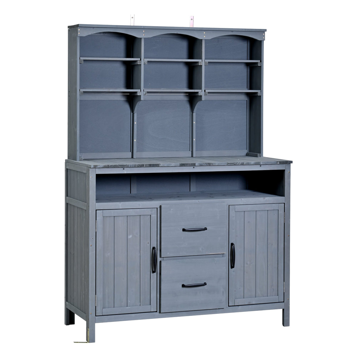 TOPMAX Large Fir Wood Potting Bench, photo 10 of 10
