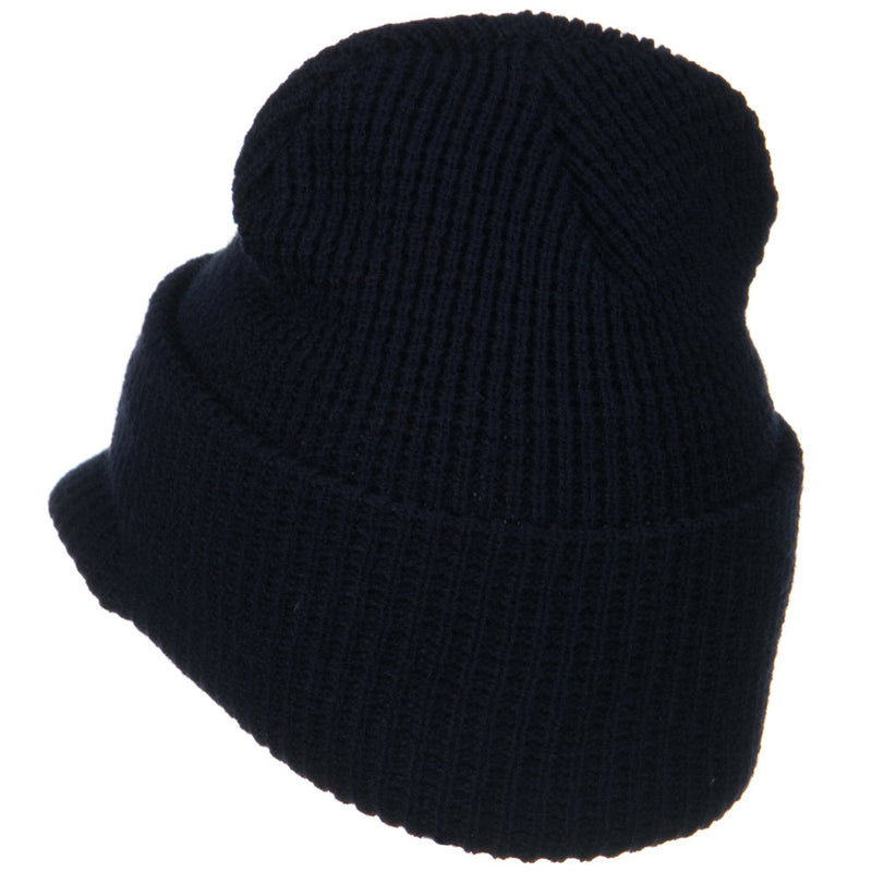 Waffle Stitch Cadet Beanie Visor