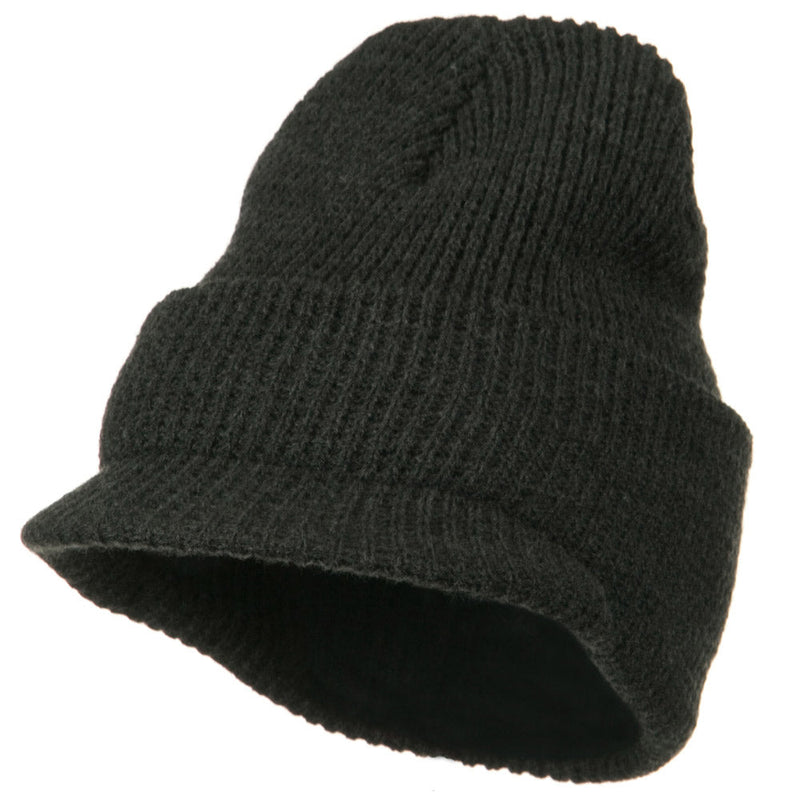 Waffle Stitch Cadet Beanie Visor