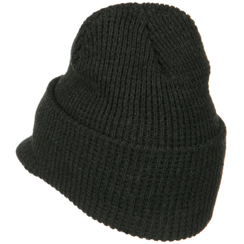 Waffle Stitch Cadet Beanie Visor