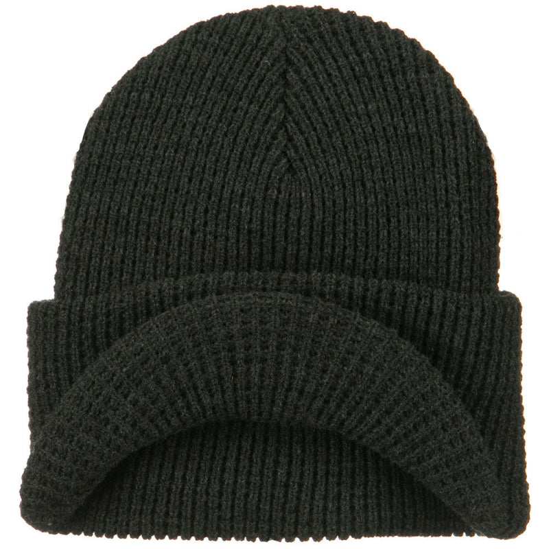 Waffle Stitch Cadet Beanie Visor