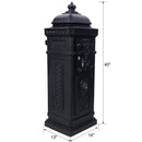 Mailboxs Residential Large-Capacity Letter Box, Rainproof Postbox Statue by HouseOfZazla