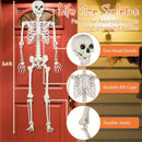 5.4 FT Halloween Skeleton Decoration Life Size Large Skeleton by LJGDeals