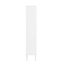 Modern Rattan 3 Door Shoe Rack Cabinet for Entryway