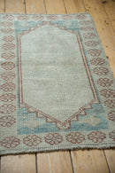 2x3.5 Distressed Oushak Rug