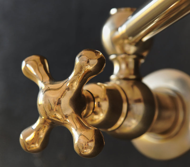 Elegant Brass Pot Filler Faucet for Effortless Cooking Convenience - BRASSMA