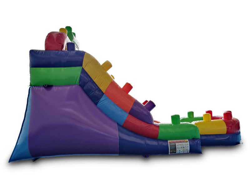 12' Blocks Inflatable Slide Wet/Dry