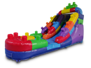 12' Blocks Inflatable Slide Wet/Dry