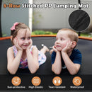 12FT Outdoor Trampoline Heavy-Duty Recreational Trampoline with Safety Enclosure Net by LJGDeals