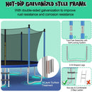 Outdoor Recreational Trampoline with Ladder and Enclosure Net by LJGDeals