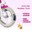 Kids Bike 12 Inch with Training Wheels and 2 Brake System for 3 by LJGDeals