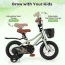 14-Inch Kids Bike Adjustable with Training Wheels for 3-5 Years Old by LJGDeals