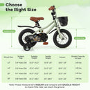 14-Inch Kids Bike Adjustable with Training Wheels for 3-5 Years Old by LJGDeals