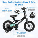 12 Inch Kids Bike Adjustable for 3-4 Years Old with Low-Step Frame by LJGDeals