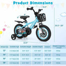 14 Inch Kids Bike with Adjustable Handlebar and Saddle for 3-5 Years Old-14 inches by LJGDeals