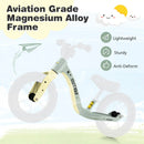 12-Inch Balance Bike with Adjustable Seat and Rotatable Handlebar for Over 36 Months Old by LJGDeals