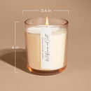 Pumpkin Spice Soy Candle - Tinted Glass Jar - 12 oz by Sweet Water Decor
