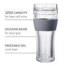 Unbreakable Double Wall Insulated Freezable Beer Glasses