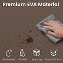 Puzzle Exercise Floor Mats 1/2 Inch Thick - 12 Tiles by LJGDeals