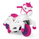 12V Unicorn Ride on Toy with Training Wheels and Horse Riding Mode