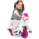 12V Unicorn Ride on Toy with Training Wheels and Horse Riding Mode