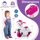 12V Unicorn Ride on Toy with Training Wheels and Horse Riding Mode