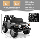 12V 2-Seat Licensed Kids Ride On Toyota FJ40 Car with 2.4G Remote Control by LJGDeals