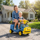 12V Kids Ride-On Train with Adjustable Seat & Music