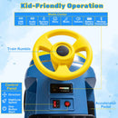 12V Kids Ride-On Train with Adjustable Seat & Music