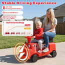 12V Kids Ride-On Train with Adjustable Seat & Music