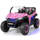 12V 2-Seater Kids Ride on UTV with Slow Start Function Music by LJGDeals