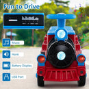 12V 2-Seater Ride on Toy with Train Whistle and Removable Chair by LJGDeals