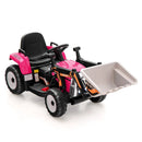 12V Battery Powered Kids Ride on Excavator with Adjustable Arm and Bucket by LJGDeals