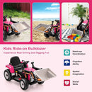 12V Battery Powered Kids Ride on Excavator with Adjustable Arm and Bucket by LJGDeals