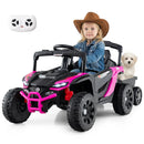 12V Battery Powered Ride On Tractor with Parent Remote Control by LJGDeals