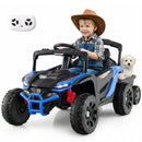 12V Battery Powered Ride On Tractor with Parent Remote Control by LJGDeals