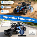 12V Battery Powered Ride On Tractor with Parent Remote Control by LJGDeals