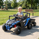 12V Battery Powered Ride On Tractor with Parent Remote Control by LJGDeals