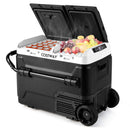 Dual Zone 12V Car Refrigerator for Vehicles Camping Travel Truck RV Boat Outdoor and Home Use by DirectDeals
