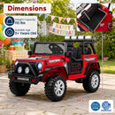 12V Electric Kids Ride On Car 2-Seater with Remote Control by LJGDeals