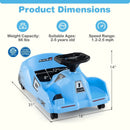 12V Electric Cleaning Go Kart with Detachable Mop and Remote Control by LJGDeals
