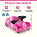12V Electric Cleaning Go Kart with Detachable Mop and Remote Control by LJGDeals