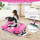 12V Electric Cleaning Go Kart with Detachable Mop and Remote Control by LJGDeals